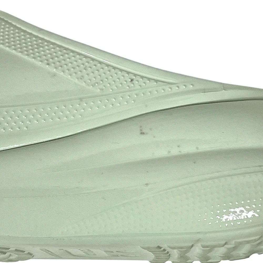 Crocs Crush Platform‎ Slides Sandals High Shine Light Green W11/M9 Chunky Shoes